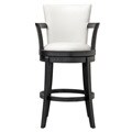 Free connected resources for restaurant ware logos Neptune Off-white Leather Swivel Bar Stool
