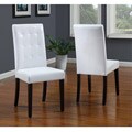 Uma Tufted Parsons Dining Chairs (Set of 2)