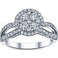18k White Gold 1 1/2ct TDW Diamond Engagement Ring (G-H, SI1-SI2)