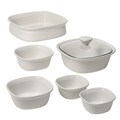CorningWare Etch 7-piece White Bakeware Set