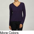 Oliver & James Women's Cashmere V-neck Sweater FINAL SALE