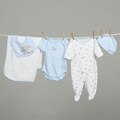 Babyworks Newborn Boy's Blue 5-piece Hanging Layette