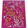 Set of 10 Lokta Paper Fairy Magenta Note Cards (Nepal)