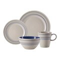 Pfaltzgraff Rio Swirl Blue 16-piece Dinnerware Set