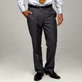 Kenneth Cole Reaction Men's Slim-fit Grey Flat-front Suit Separate Pant