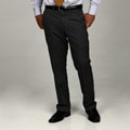 Kenneth Cole Reaction Men's Slim-fit Black and White Flat-front Suit Separate Pant