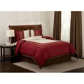 Lush Decor Red Villagio 4-piece Comforter Set