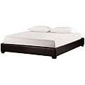 Metro California King Faux Brown Leather Bed