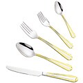 Melina Gold 18/10 Stainless Steel 84-piece Flatware Set