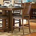 Harper Oak Counter-height Dining Chairs (Set of 2)