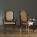 St. Joseph Weathered Patina Finish Arm Chairs (Set of 2)