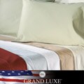Grand Luxe Egyptian Cotton 500 Thread Count Solid Queen-size Deep Pocket Sheet Set