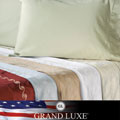 Grand Luxe Egyptian Cotton 500 Thread Count Swirl Queen-size Deep Pocket Sheet Set