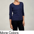 Oliver & James Women's Cashmere Button-front Cardigan FINAL SALE