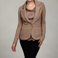 Oliver & James Women's Cashmere One-button Blazer FINAL SALE