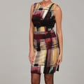 Calvin Klein Women's Plum Printed Dress
