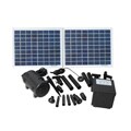 Solar Panel Water Pump with Battery and LED