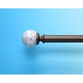 Capiz 44 to 88-inch Adjustable Curtain Rod Set
