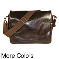 8th Line Wetlook 15-inch Messenger Bag