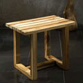 Teak Wood Teak Oil Spa Stool (Thailand)