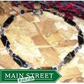 Susen Foster Silverplated 'Pyramids' Multi-gemstone Necklace