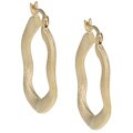 Rivka Friedman 18k Goldplated Wave Hoop Earrings