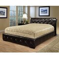 Delano Dark Brown Bi-cast Leather Full-size Bed