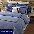 Tommy Hilfiger Oxford Blue Full/Queen-size Duvet Cover