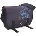 DadGear Messenger Diaper Bag in Blue Bamboo