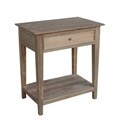 Reclaimed Teak Natural Open Night Stand