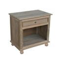 Reclaimed Teak Natural Closed Night Stand