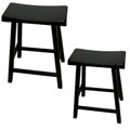 Warehouse of Tiffany Black Bar Stools (Set of 4)