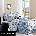 Madison Park Charlotte Blue 8-piece Queen-size Comforter Set