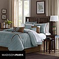 Madison Park Kirkwood Blue 7-piece Comforter Set