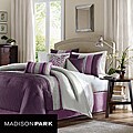 Madison Park Mendocino Purple 7-piece Comforter Set