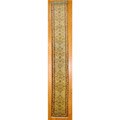 Indo Hand-knotted Light Green/Rust Mahal Wool Rug (2'7 x 21'5)