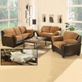 Mia Coffee Microfiber Sofa Sleeper