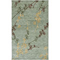 Hand-tufted Blue Holiday Rug (2' x 3')