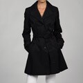 DKNY Women's Belted Rain Trench Coat
