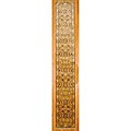 Indo Hand-knotted Gold Mahal Wool Rug (2'8 x 16'5)