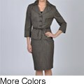 Signature by Larry Levine Women's Skirt Suit