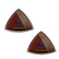 Southwest Moon Sterling Silver Pyramid Stud Earrings