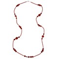 Southwest Moon Sterling Silver Red Coral Necklace