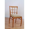 Sienna Windowpane Cherry Side Chairs (Set of 2)