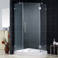 DreamLine Neolux 38x73-inch Chrome Frameless Hinged Shower Enclosure
