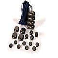 Basalt Lava 20-piece High Polish Hot Stone Massage Set