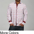 English Laundry Men's Martyr Plaid Shirt
