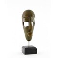 Soapstone Guava Kisii Mask on Stand (Kenya)