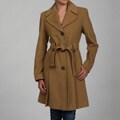 DKNY Women's Belted Wool Coat