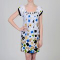 Signature by Robbie Bee Women's Cotton Printed Dress